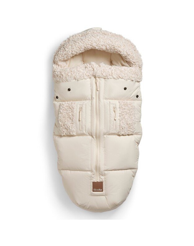Elodie Details vežimėlio miegmaišis (vokelis) Soft Sherpa, smėlio spalvos 8