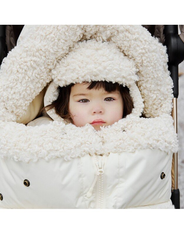 Elodie Details vežimėlio miegmaišis (vokelis) Soft Sherpa, smėlio spalvos 5