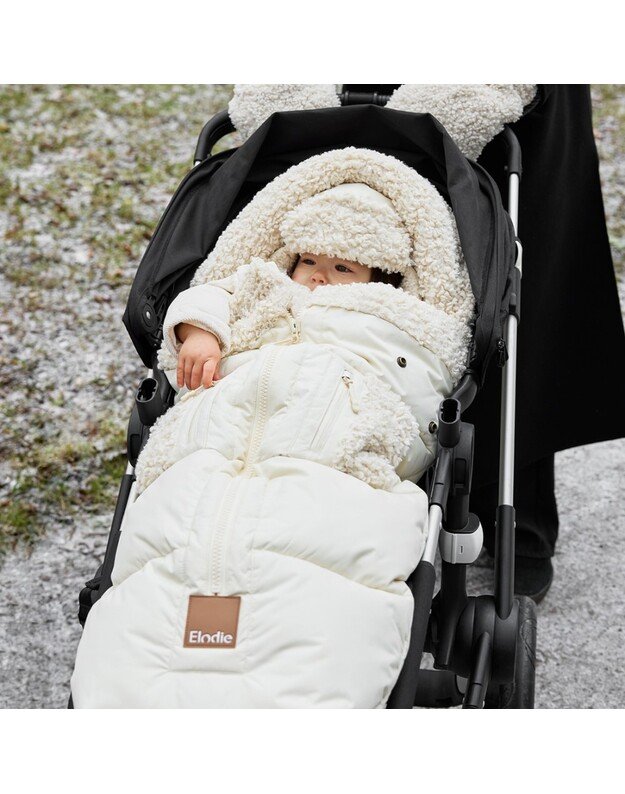 Elodie Details vežimėlio miegmaišis (vokelis) Soft Sherpa, smėlio spalvos 1