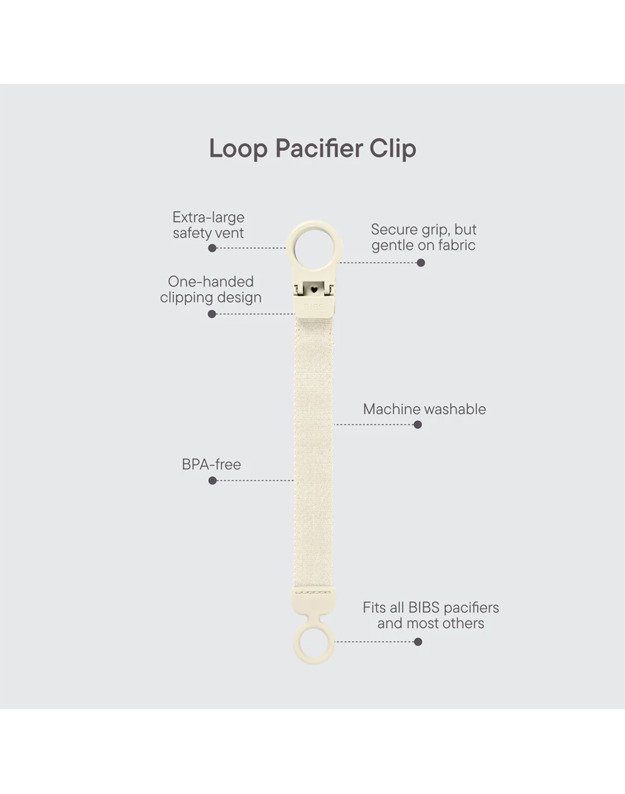 BIBS čiulptuko laikiklis Loop Peri, mėlynas 3