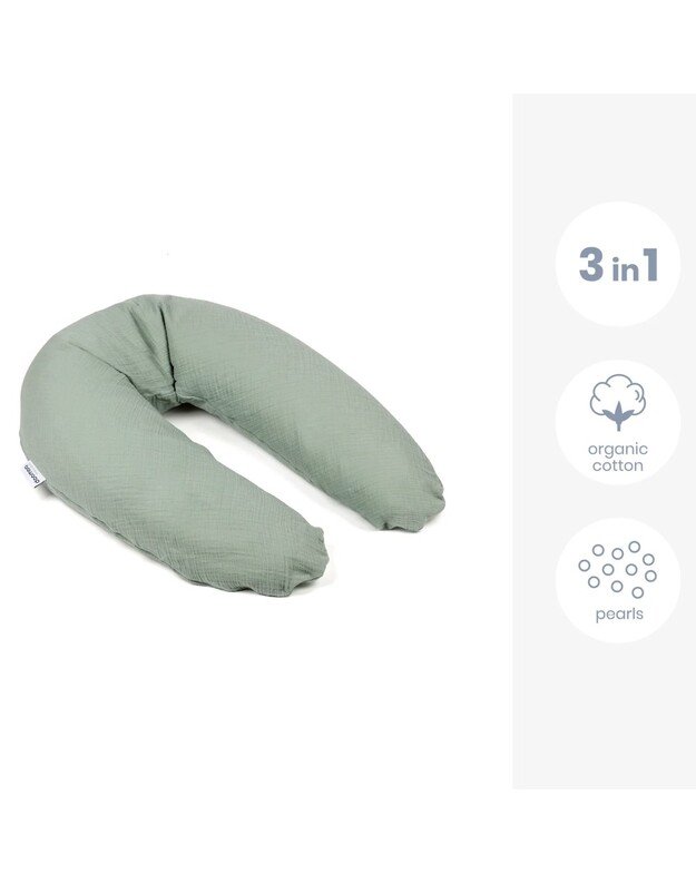 Doomoo didelė nėščiosios pagalvė Comfy Big Tetra Green, žalia 3