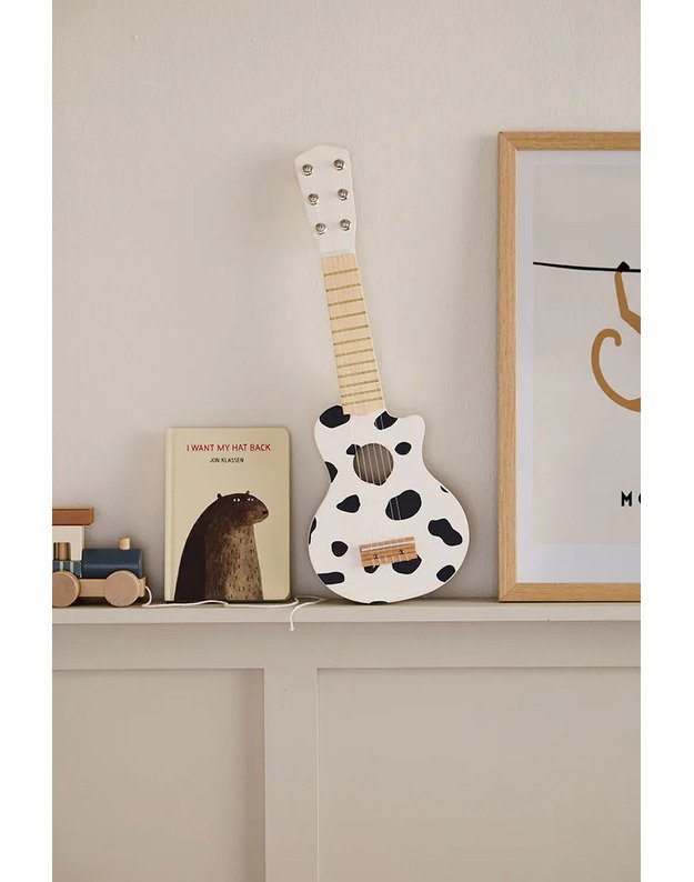 Kid's Concept vaikiška gitara Black White, balta 4