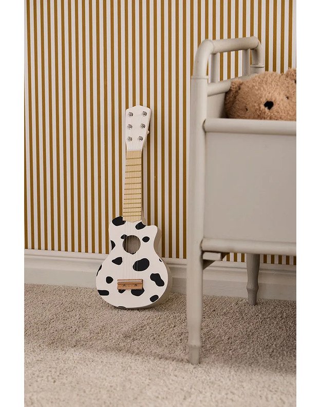 Kid's Concept vaikiška gitara Black White, balta 1