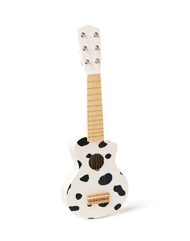 Kid's Concept vaikiška gitara Black White, balta