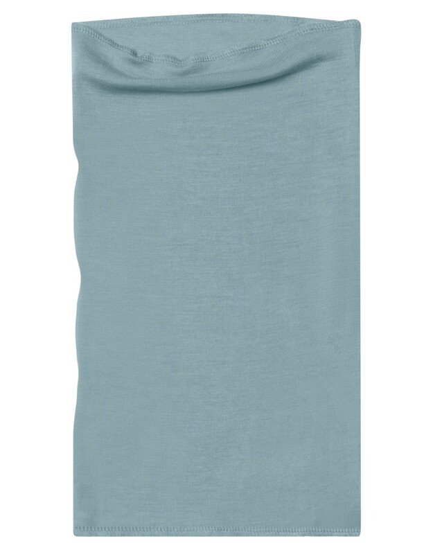 Engel ekologiškos merino vilnos ir šilko vaikiškas šalikas (kaklo mova) Mountain Blue, mėlynas