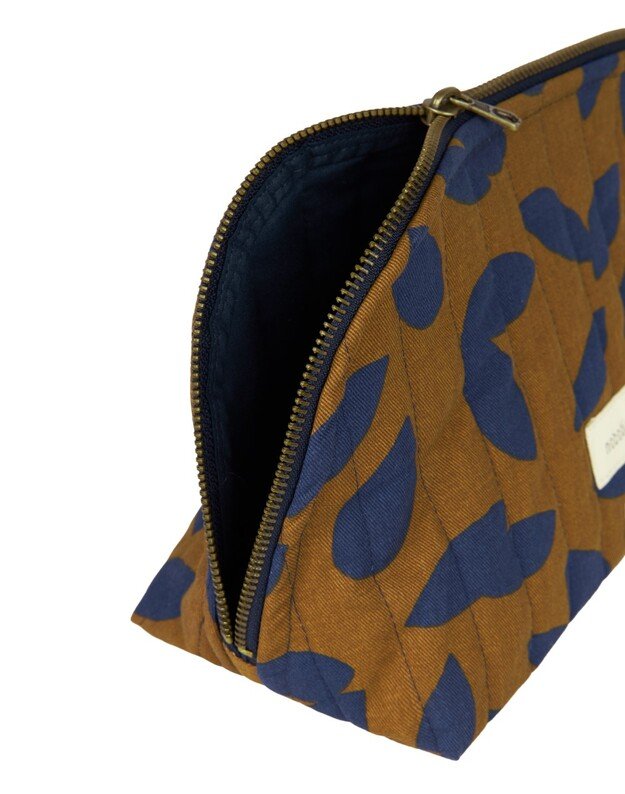 Nobodinoz vanity case PARIS-TOKYO BLUE LEAVES 2