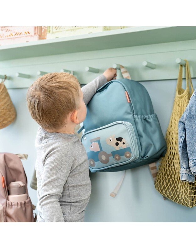 Done by Deer 7,5 l vaikiška kuprinė Tiny Farm, mėlyna 3