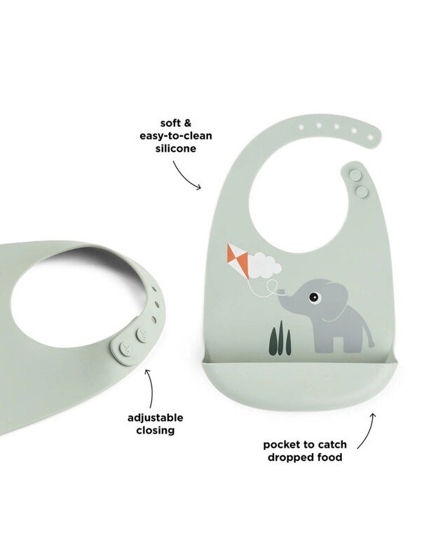 Done by Deer silikoninis seilinukas Playground, žalias