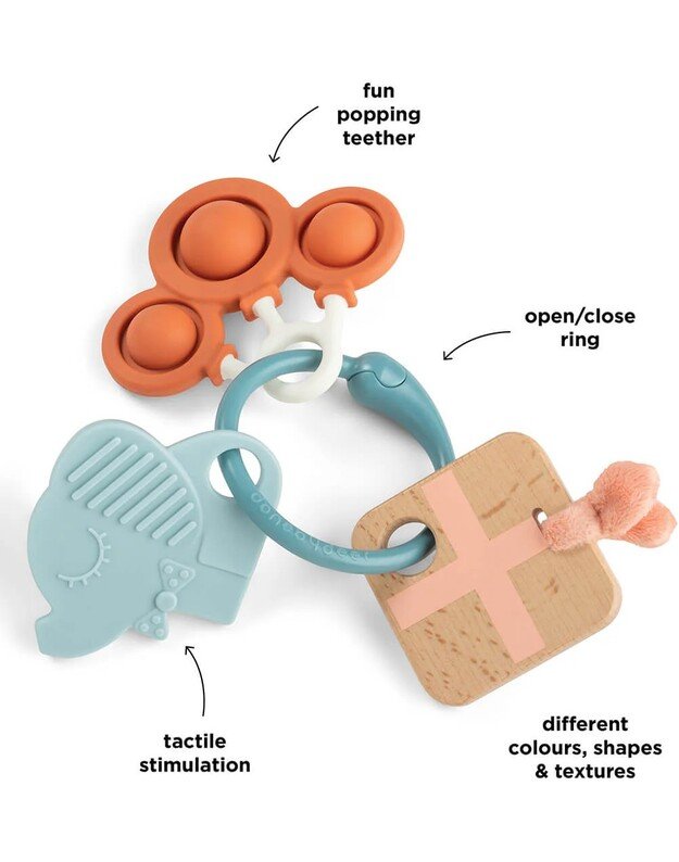 Done by Deer sensorinis kramtomas žiedas Celebration