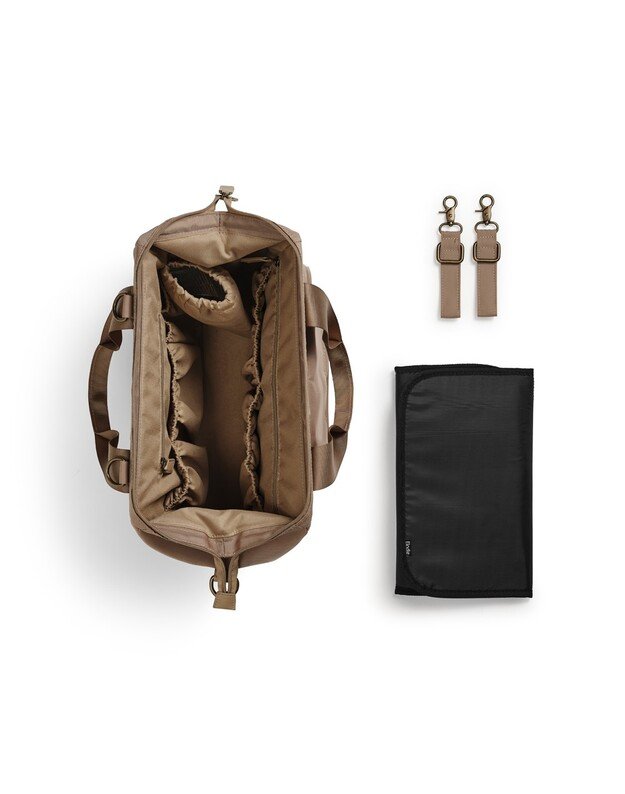 Elodie Details mamos rankinė Wide Frame Pure Khaki, chaki spalvos