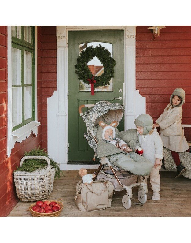 Elodie Details mamos rankinė Wide Frame Pure Khaki, chaki spalvos