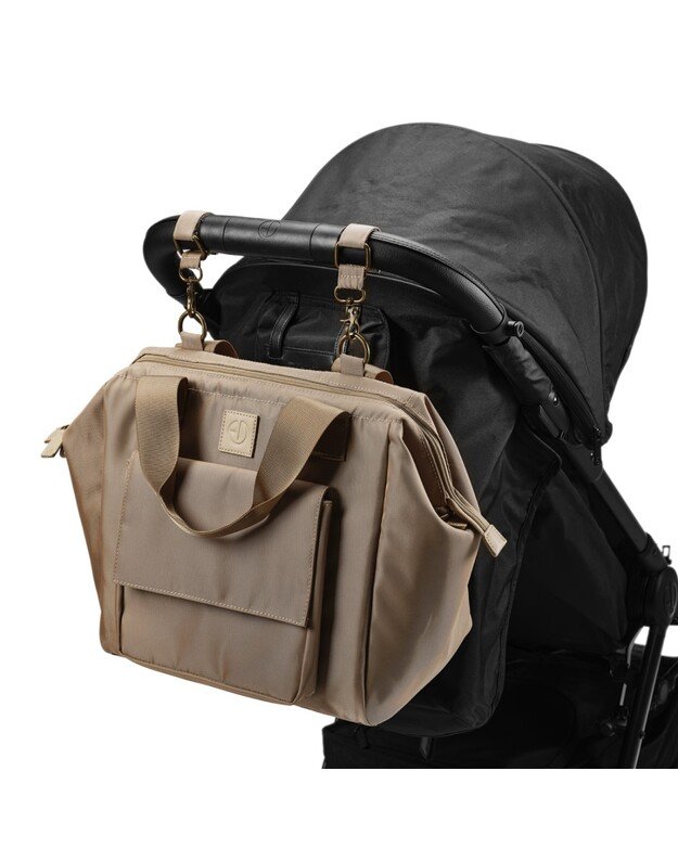 Elodie Details mamos rankinė Wide Frame Pure Khaki, chaki spalvos