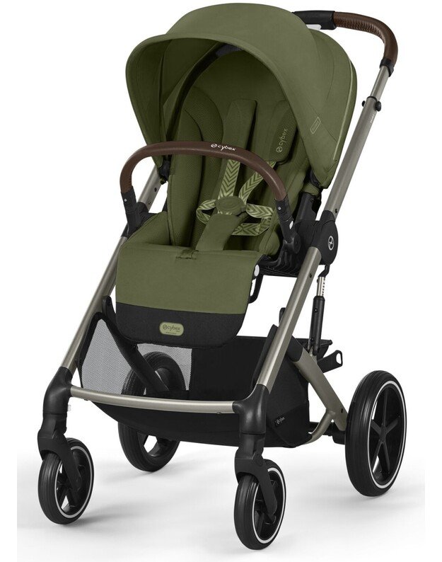 Cybex vežimėlis Balios S LUX TPE Moss Green, žalias