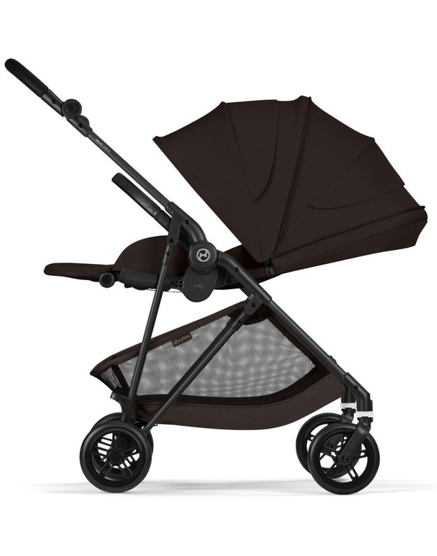 Cybex Melio Carbon vežimėlis Chocolate Brown, rudas