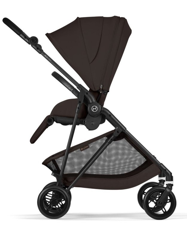 Cybex Melio Carbon vežimėlis Chocolate Brown, rudas