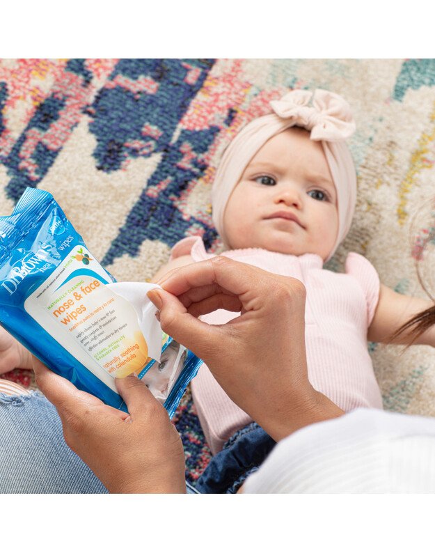 Dr Brown's wipes for baby's nose and face, 30 pk 2