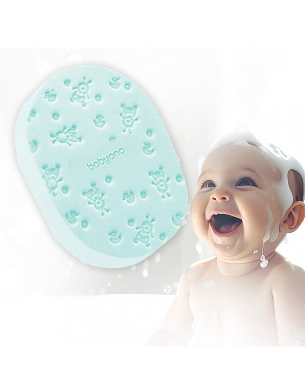 BabyOno minkšta kempinė kūdikiui, žalia 4