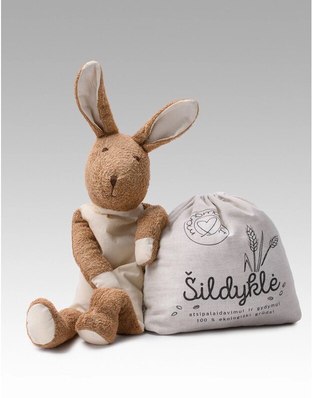 Manomano šildyklė - žaislas Kiškis Grūdas, įvairių spalvų 5