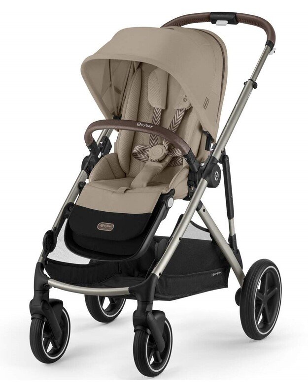 Cybex vežimėlis Gazelle S TPE Almond Beige, smėlio spalvos