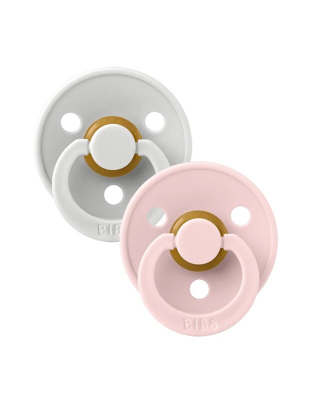 BIBS Colour čiulptukai Haze / Blossom 0-6mėn, 2 vnt