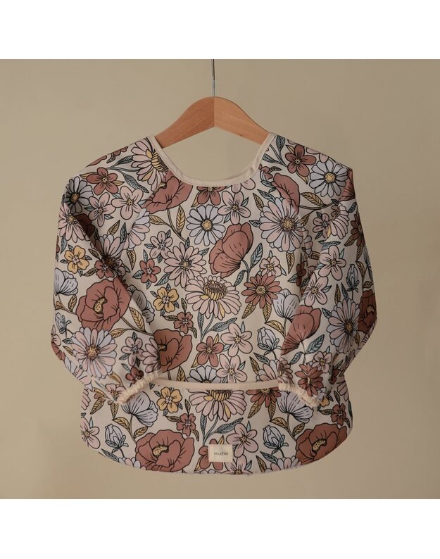 Mushie seilinukas su ilgomis rankovėmis Retro Flowers