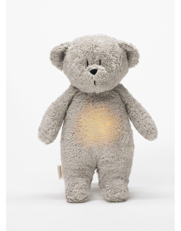 Moonie 2.0 garsus skleidžiantis migdukas Bear Grey 1