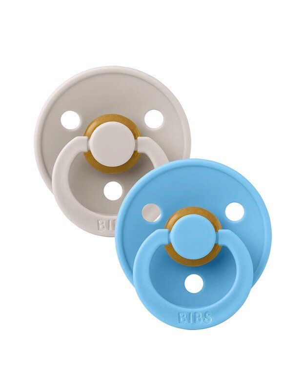 BIBS Colour čiulptukai Mushroom / Breeze 0-6mėn, 2 vnt 1