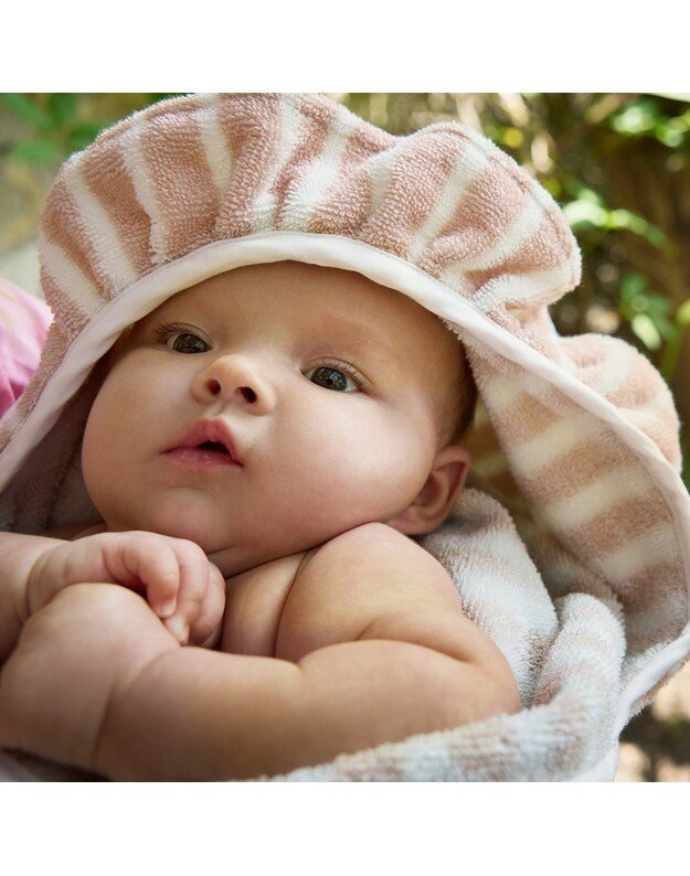 Elodie Details rankšluostis su gobtuvu Candy Stripes, rausvas 2