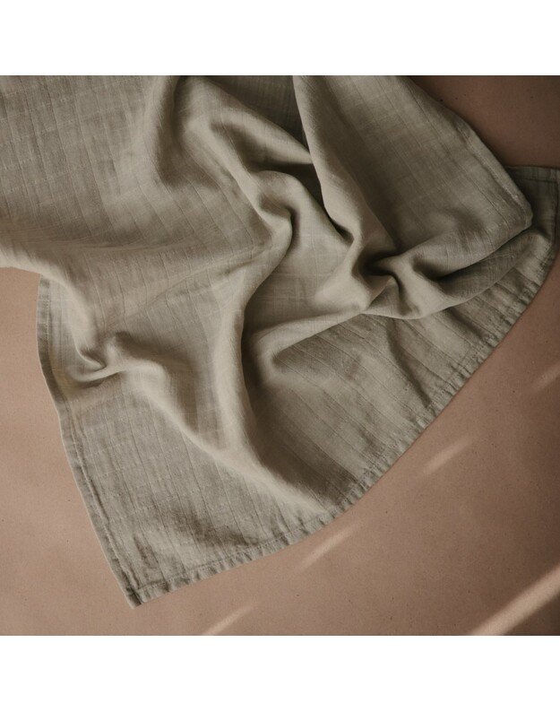Mushie muslin cloth 3-pack Sage 1