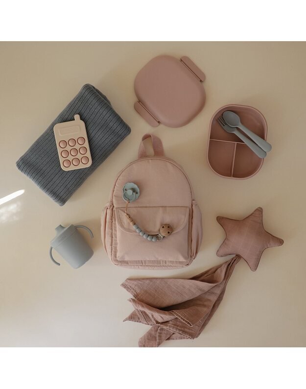 Mushie vaikiška kuprinė Blush, rausva 6