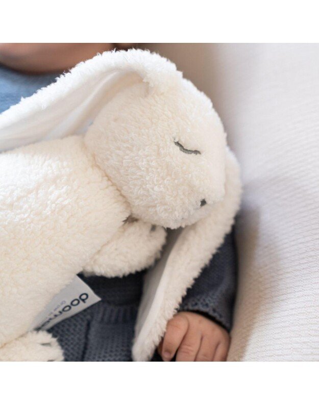 Doomoo GOTS sertifikuota šildanti pagalvėlė Snoogy Bunny Milky 2