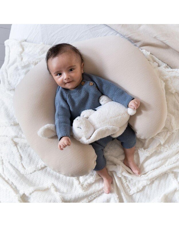 Doomoo GOTS sertifikuota šildanti pagalvėlė Snoogy Bunny Milky 5