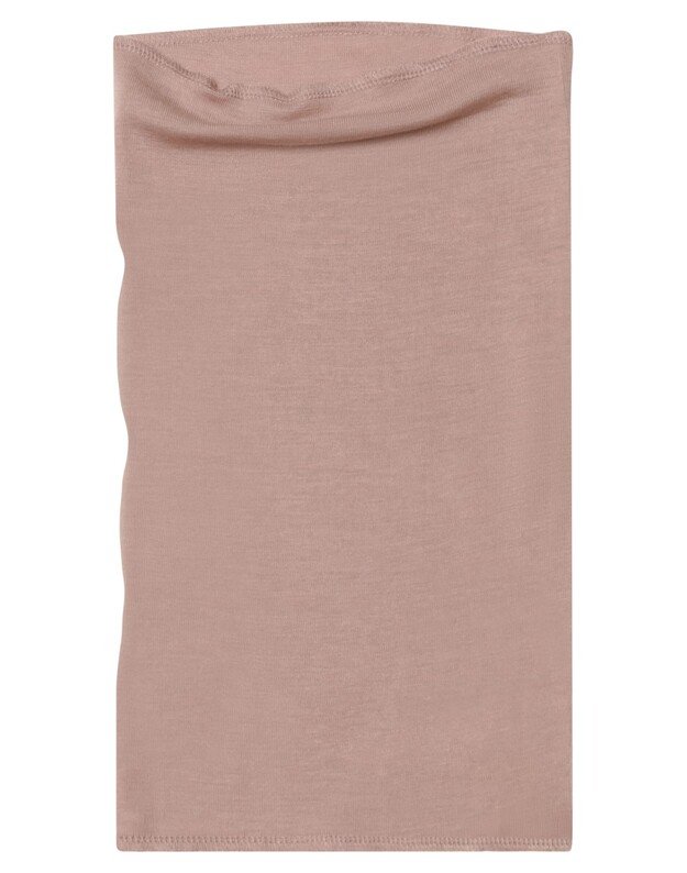 Engel ekologiškos merino vilnos ir šilko vaikiškas šalikas (kaklo mova) Dusty Rose, rausvas