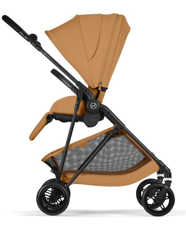 Cybex Melio Carbon vežimėlis Cinnamon Yellow, geltonas