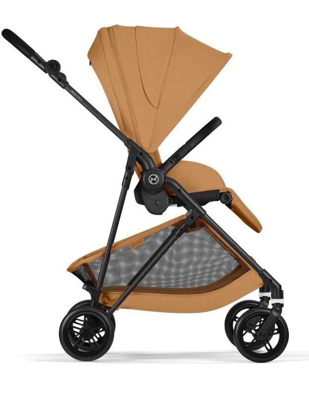 Cybex Melio Carbon vežimėlis Cinnamon Yellow, geltonas