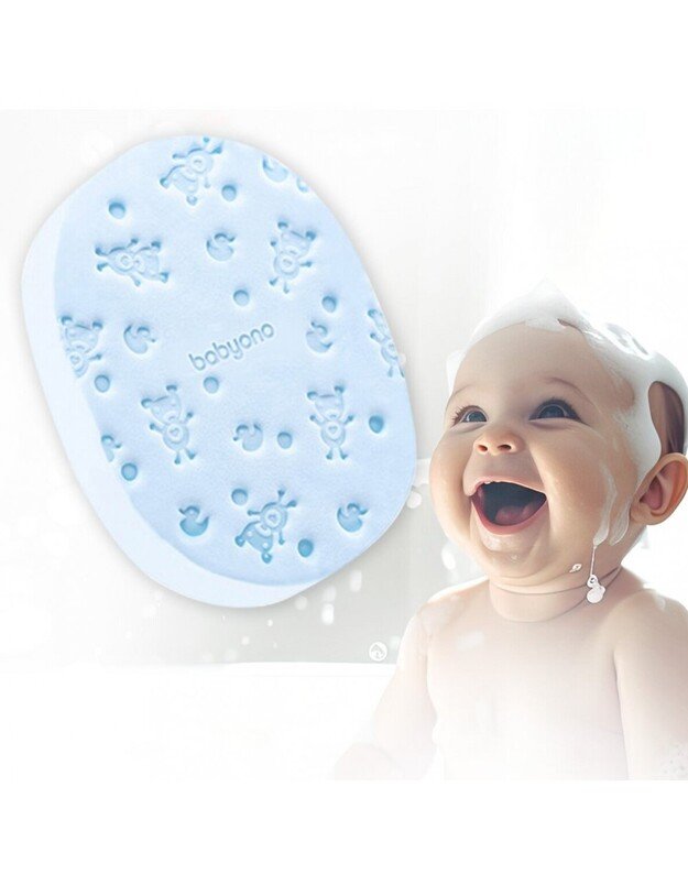 BabyOno minkšta kempinė kūdikiui, mėlyna 3