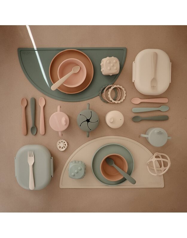 Mushie lunch box Ivory