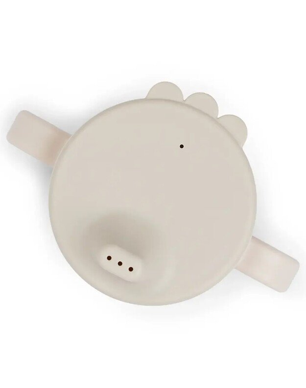 Done by Deer puodelis su snapeliu Foodie Tiny Farm, smėlio spalvos 4