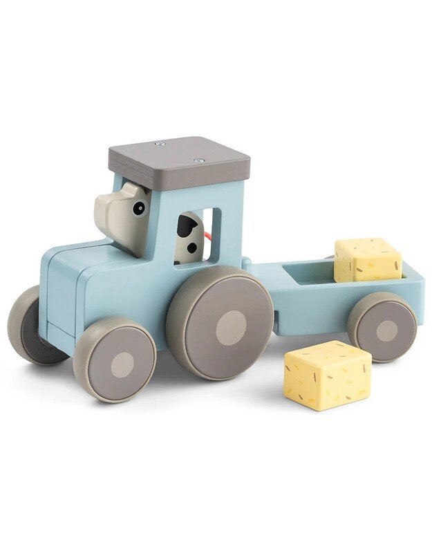 Done by Deer medinis traktorius Tiny Farm Dotti, mėlynas 2