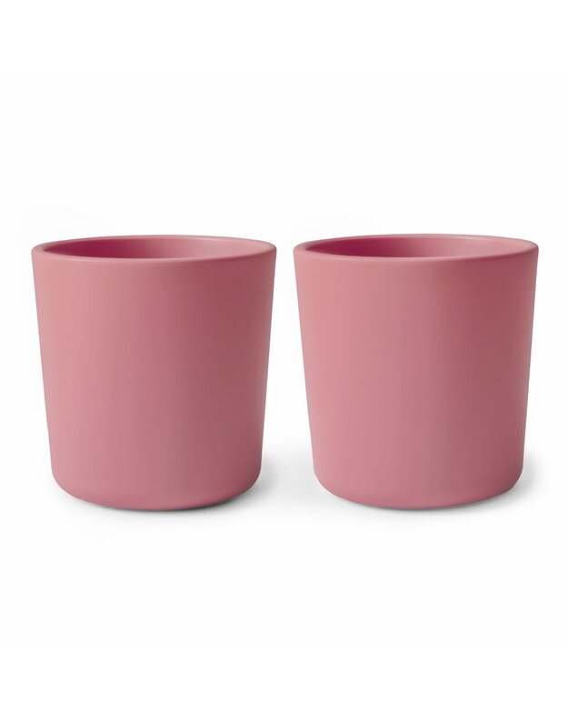 Mushie puodeliai Dusty Rose, 2vnt, rožiniai