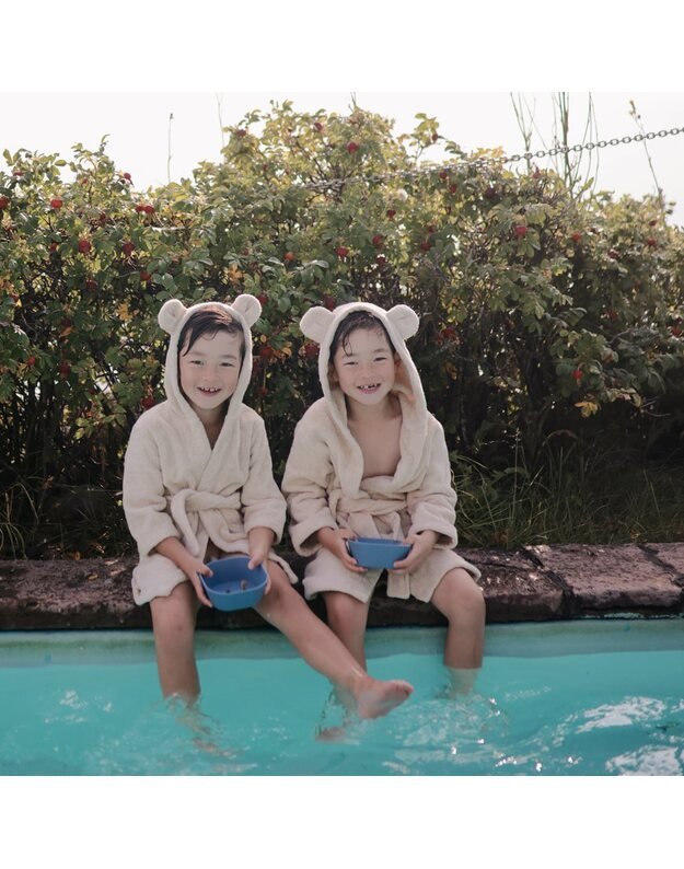 Mushie square dinner bowls Twilight Blue, 2pk 6