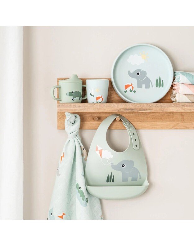 Done by Deer silikoninis puodelis Playground, melsvas