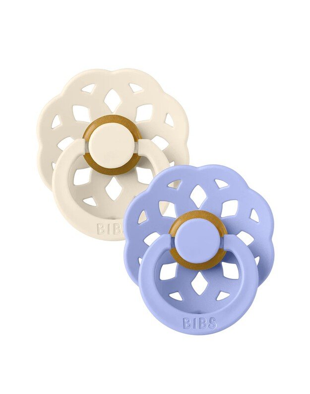 BIBS Boheme čiulptukai Ivory/Hush, 2 vnt, įvairių dydžių
