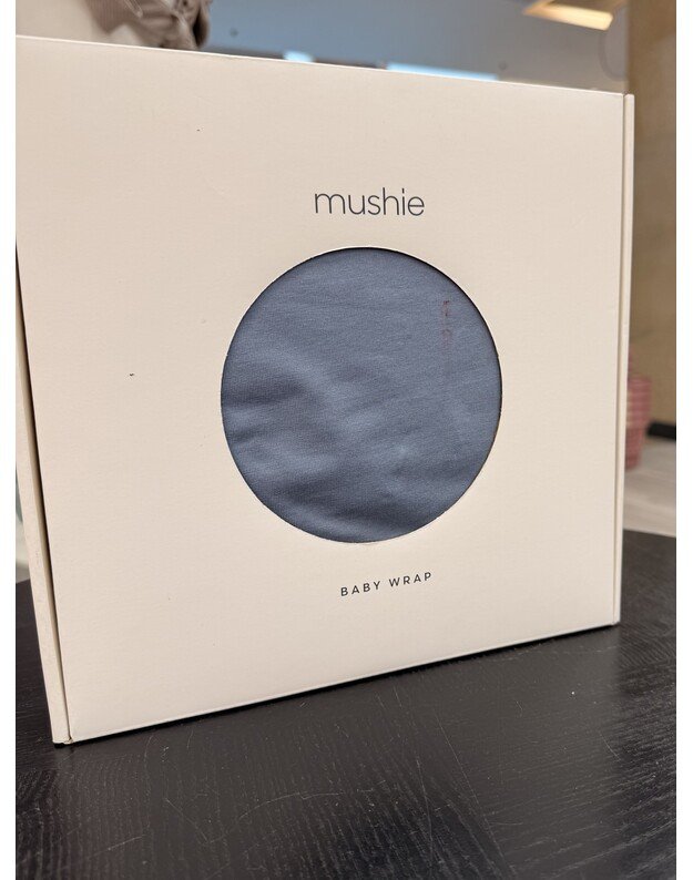 Mushie nešioklė Baby Wrap Tradewinds, tamsiai pilka (pažeista)