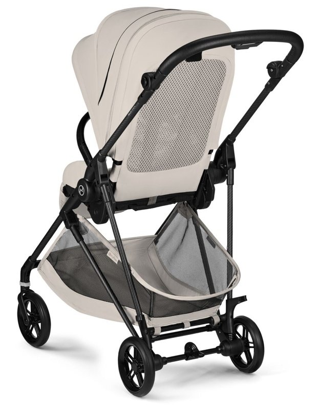 Cybex Melio Carbon vežimėlis Dune Grey, pilkas