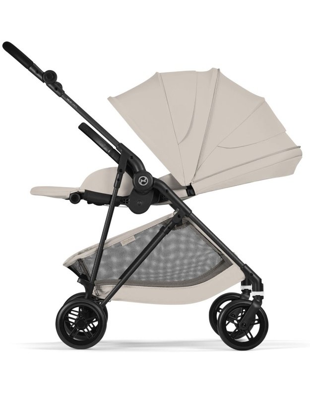 Cybex Melio Carbon vežimėlis Dune Grey, pilkas