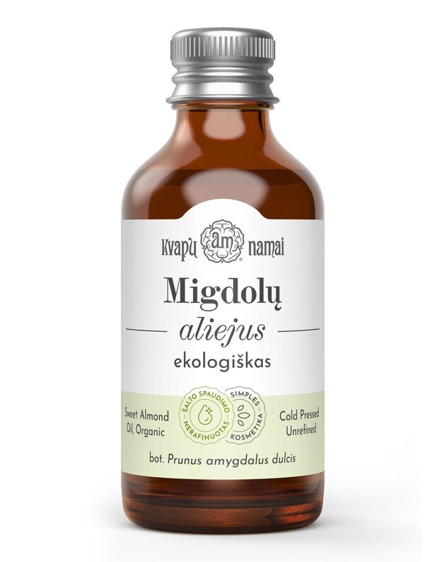 KN organic almond oil, 30 ml