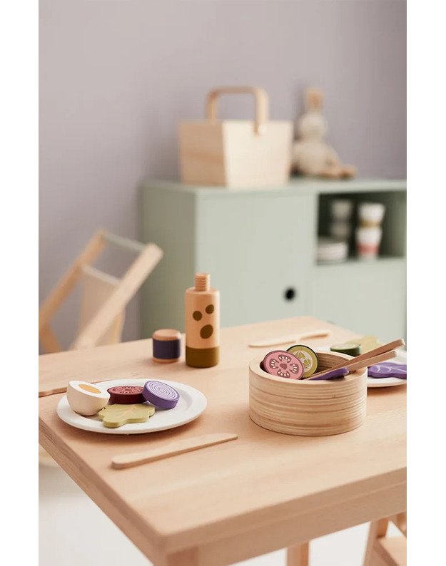 Kid's Concept wooden salad set Kid's Hub