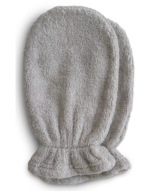 Mushie prausimo pirštinės Gray, 2 vnt, pilkos