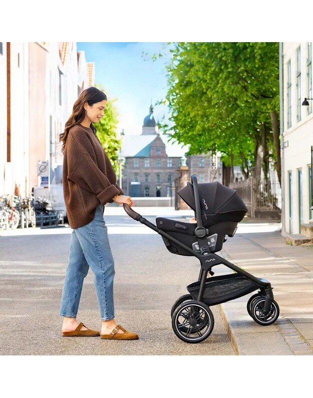 Nuna universalus 2in1 vežimėlio komplektas TRIV LX all-season Caviar 20